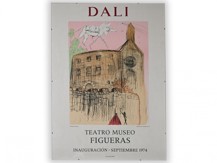 SALVADOR DALÍ 1904 - 1989 - ŠEST PLAKÁTŮ K OTEVŘENÍ MUZEA