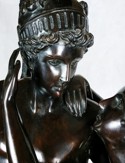 Bronzová socha 124 cm, cca 50 kg