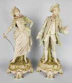 Velké porcelánové párové sošky