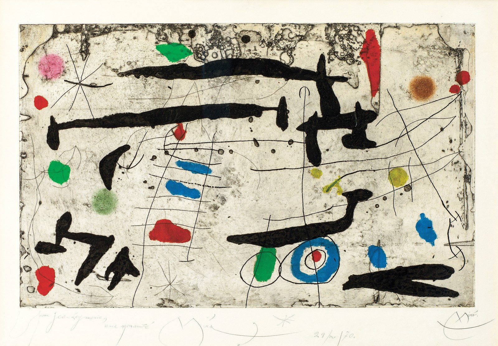 MIRÓ Joan - Tracé sur la paroi II