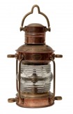 Lodní lampa s dřevěnou kladkou