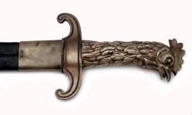 Šavle ženijní s jílcem z pobočné zbraně konstituční gardy (glaive de la garde constitutionnelle de Louis XVI)