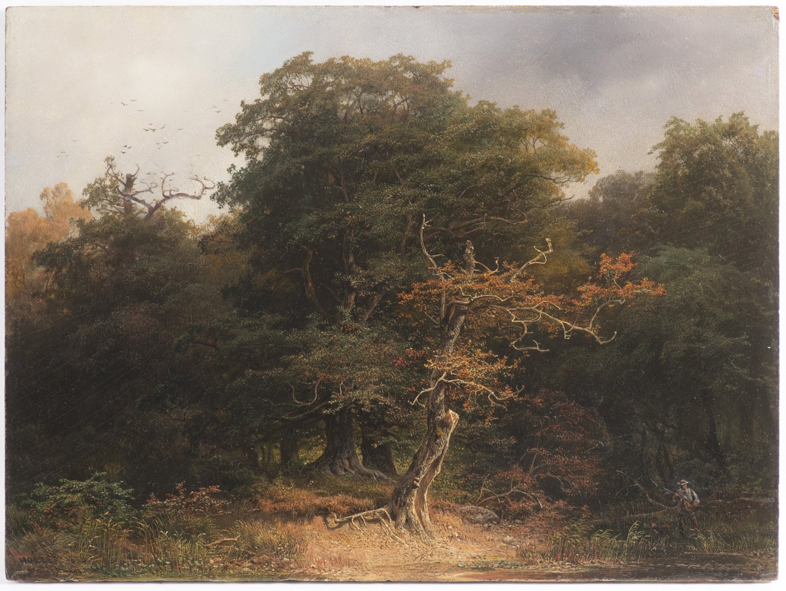 JOSEF HOLZER 1824 - 1876 - LESNÍ KRAJINA