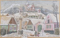 JOSEF LADA 1887 - 1957 - ZIMA