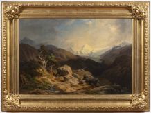 BEDŘICH (FRIEDRICH) WACHSMANN 1820 - 1897 - HORSKÉ ZÁKOUTÍ