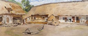 MARTIN BENKA 1888 - 1971 - HOSPODÁŘSKÝ DVŮR