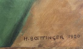 HUGO BOETTINGER 1880 - 1934 - PODOBIZNA TANEČNICE MILČI MAYEROVÉ