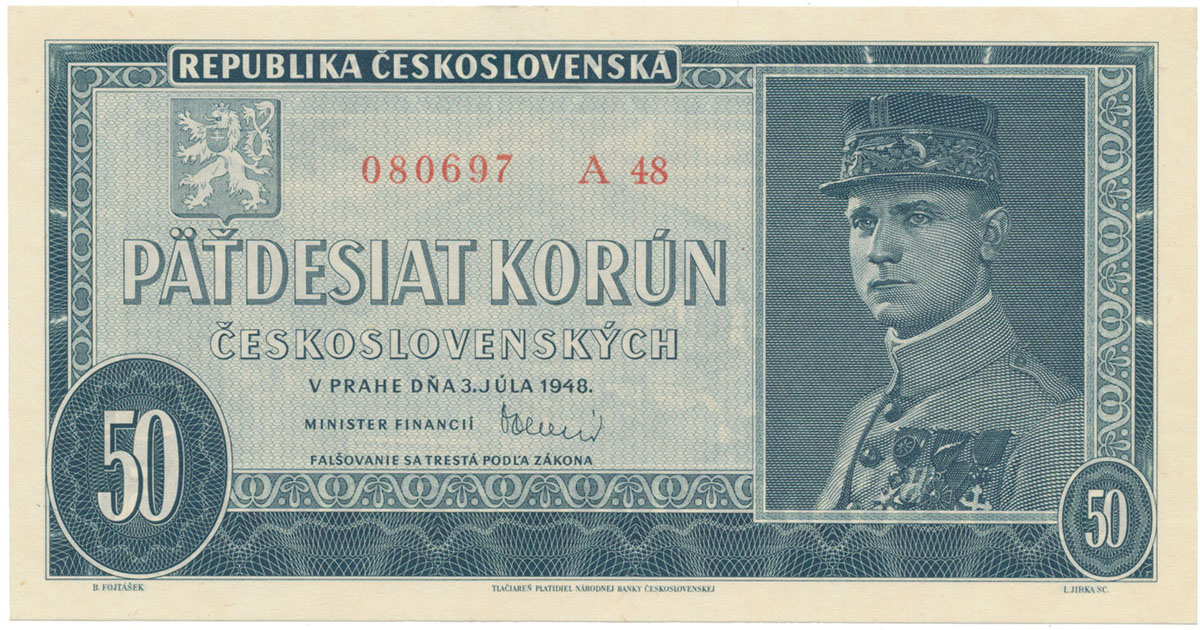 Československo, 1945 - 1953