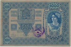 Razítkované R-U bankovky na Balkáně 1919-1921