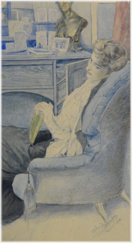 Koudelka Josef, Dáma v křesle, 1905