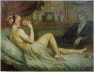 Vácha Rudolf (1860 - 1939), Dívka se zrcadlem "Rolla"