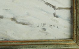 Ullmann Josef (1870 - 1922), Zasněžená chalupa