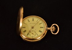 Dámské zlaté kapesní hodinky