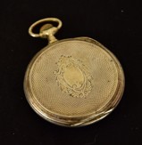 Stříbrné kapesní hodinky Omega