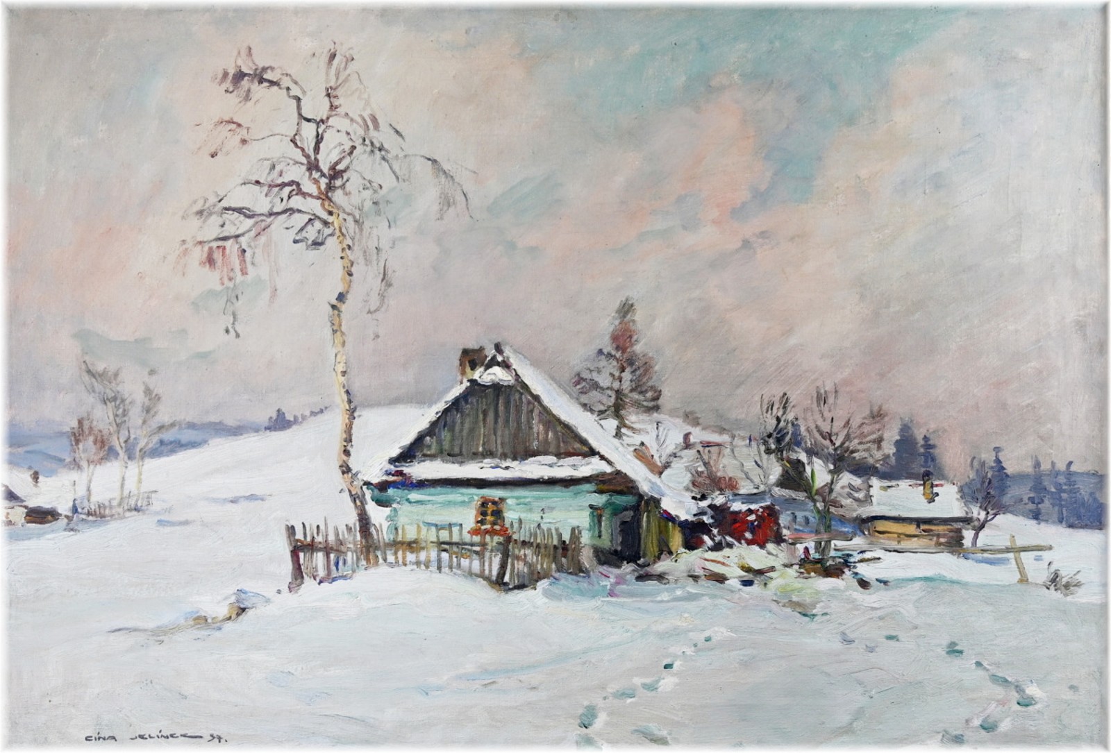 Cína Jelínek (1882 - 1961), Křížánky - pazderna,