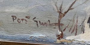 Porš Gustav (1888 - 1955), Zimní cesta