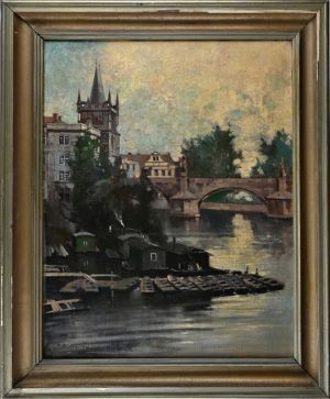 Pospíšil Jan B. (1898 - 1968), Pod Karlovým mostem