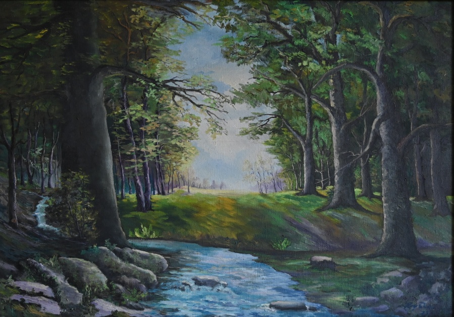  Raszka Pavel (1907-1979), Lesní potok