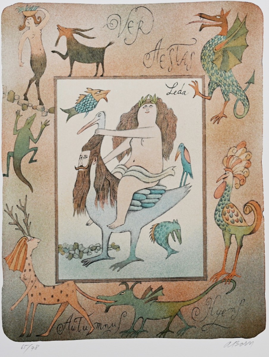 Born Adolf (1930-2016), Léda s labutí