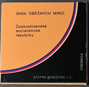 ČSSR, Sada oběžných mincí 1987
