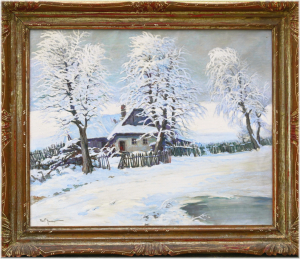 Porš Gustav (1888 - 1955), Zima u Olešnice