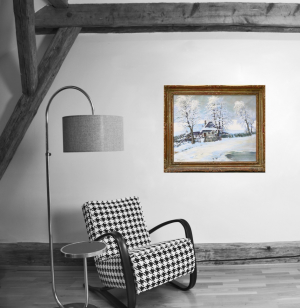 Porš Gustav (1888 - 1955), Zima u Olešnice