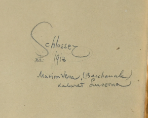 Schlosser Robert (1880 - 1943), Marion Vera (Bacchanale)