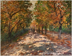 Kozák Václav (1889 - 1969), Podzim v parku