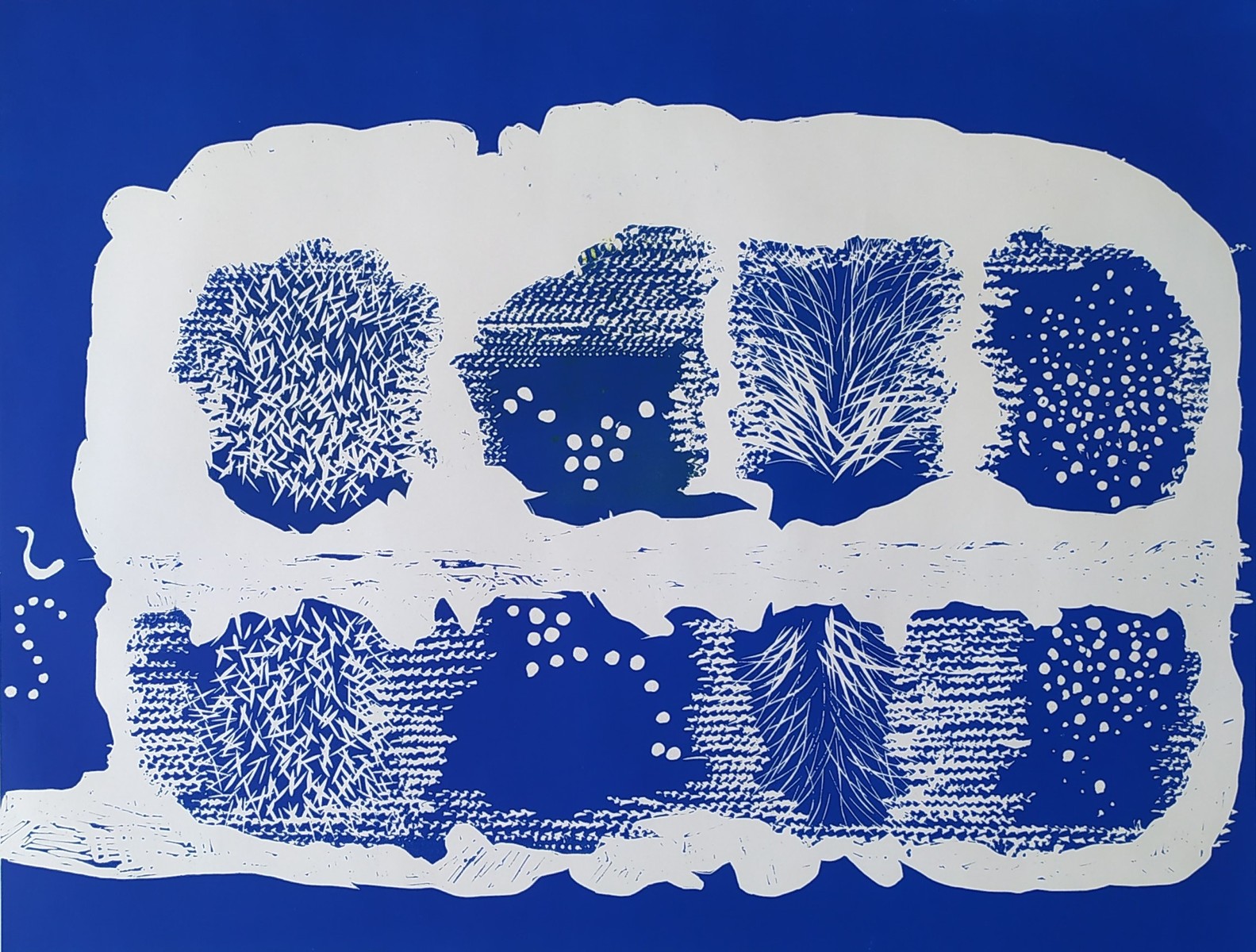 Smutný Oldřich (1925 - 2013) - Keře u rybníka