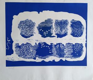 Smutný Oldřich (1925 - 2013) - Keře u rybníka