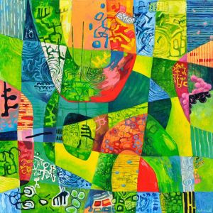Větrovský Vladimír (*1977) - Patchwork painting VIII