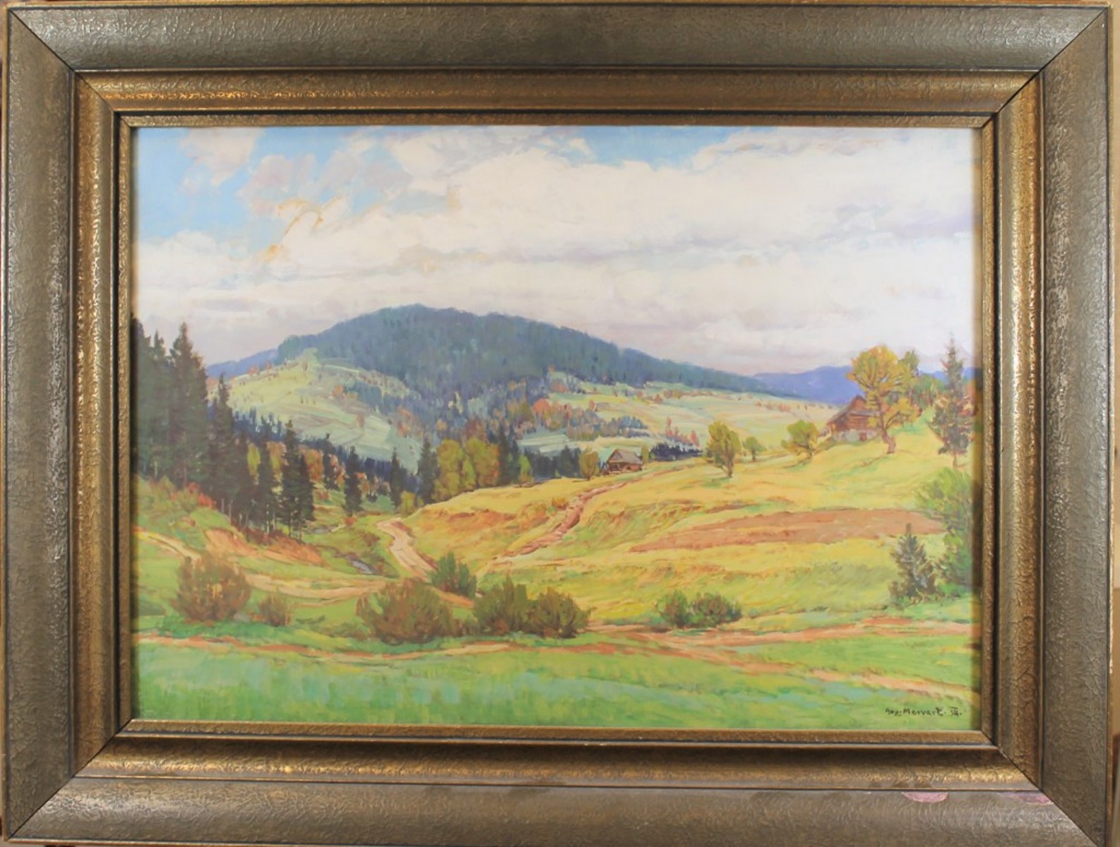 Mervart Augustin - Podzim v Horní Bučkové - Horní Bečva