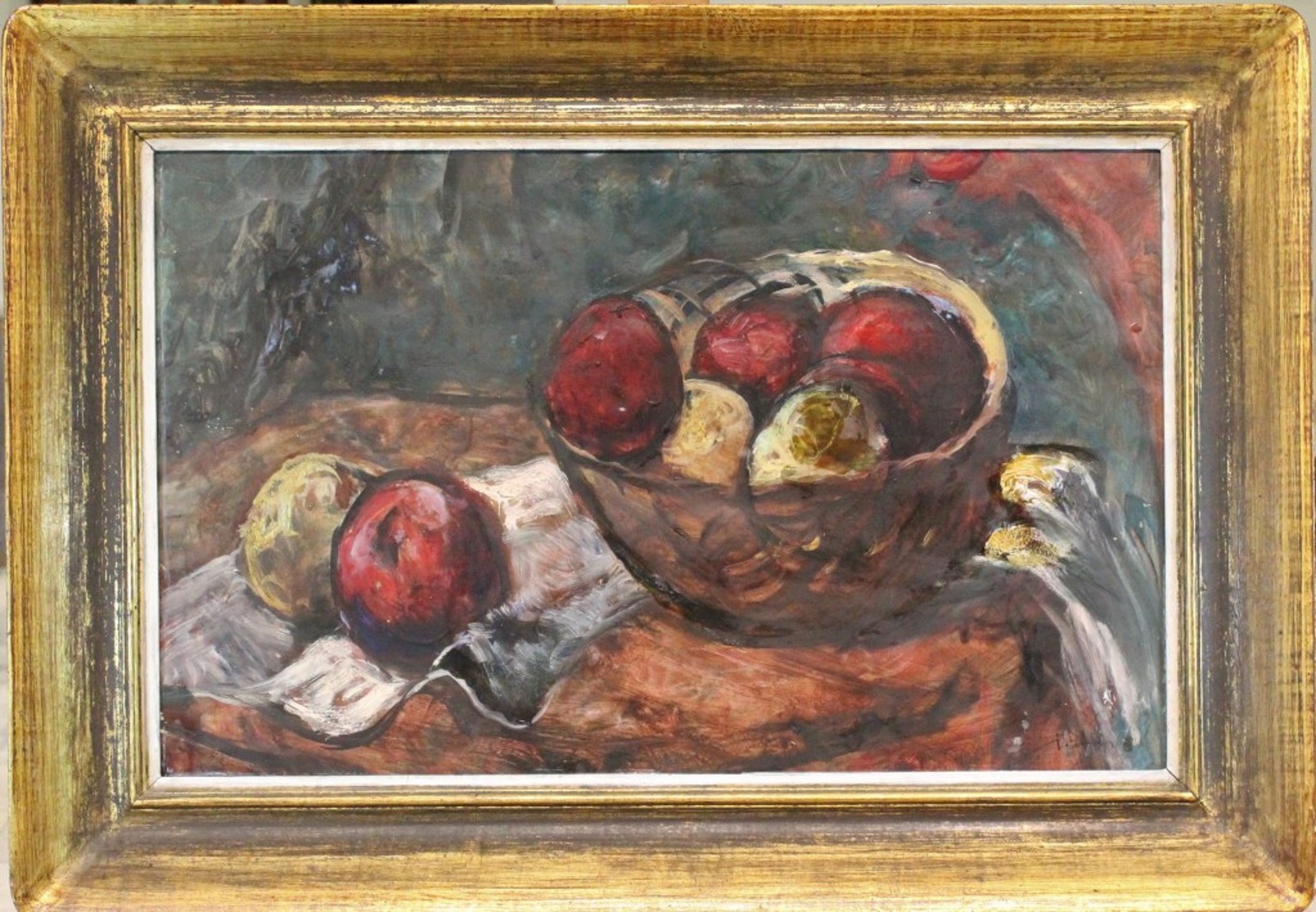Emler František  - Zátiší s ovocem
