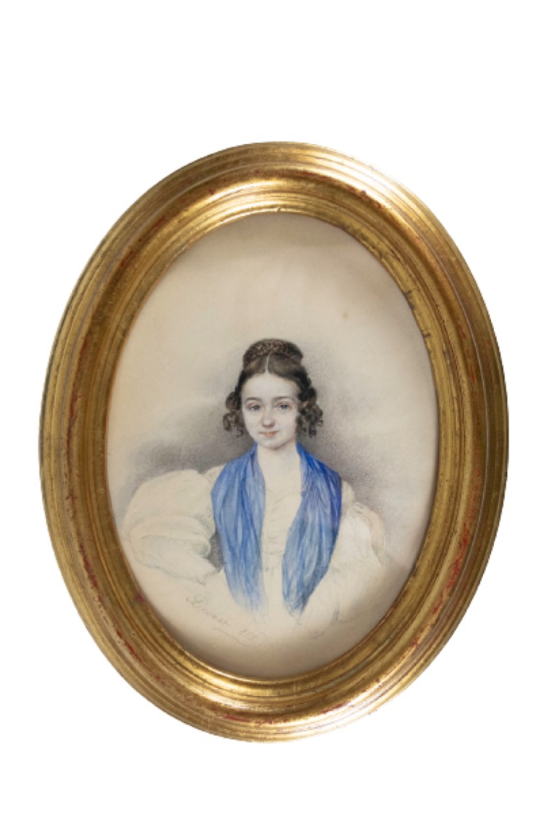 Miniatura holčičky - sign. Decker