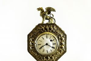 Stolní hodiny - bronz