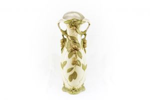 Royal dux - Párové vázy - florální dekor

