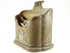 Kazeta na dopisy s erbem a miniaturou