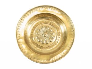 Bronzový talíř - 18.stol.