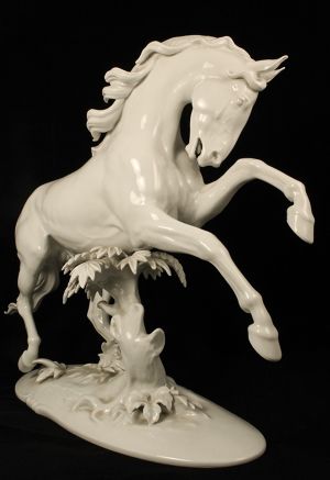 Vzpínající se kůň, 40 cm, Rosenthal