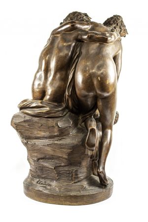 Satyr s rodinou