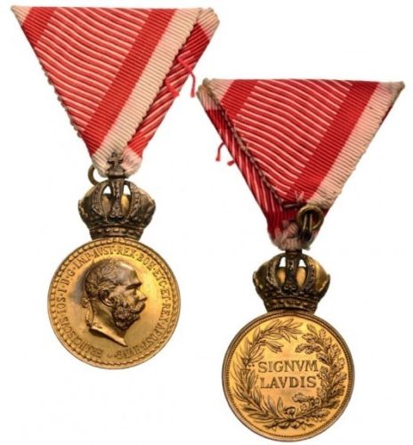 Austria MILITARY MERIT MEDAL "SIGNUM LAUDIS" 1890