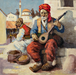 Černovický Josef M. | Hudebník na trhu v Mostaru