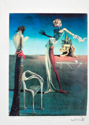 Dalí Salvador | La Femme à La Tête de Roses