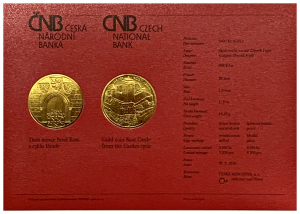 Zlatá mince 5000 Kč 2016 | Hrad Kost PROOF