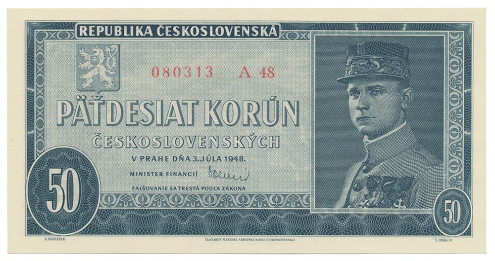 Československo, 1945 - 1953