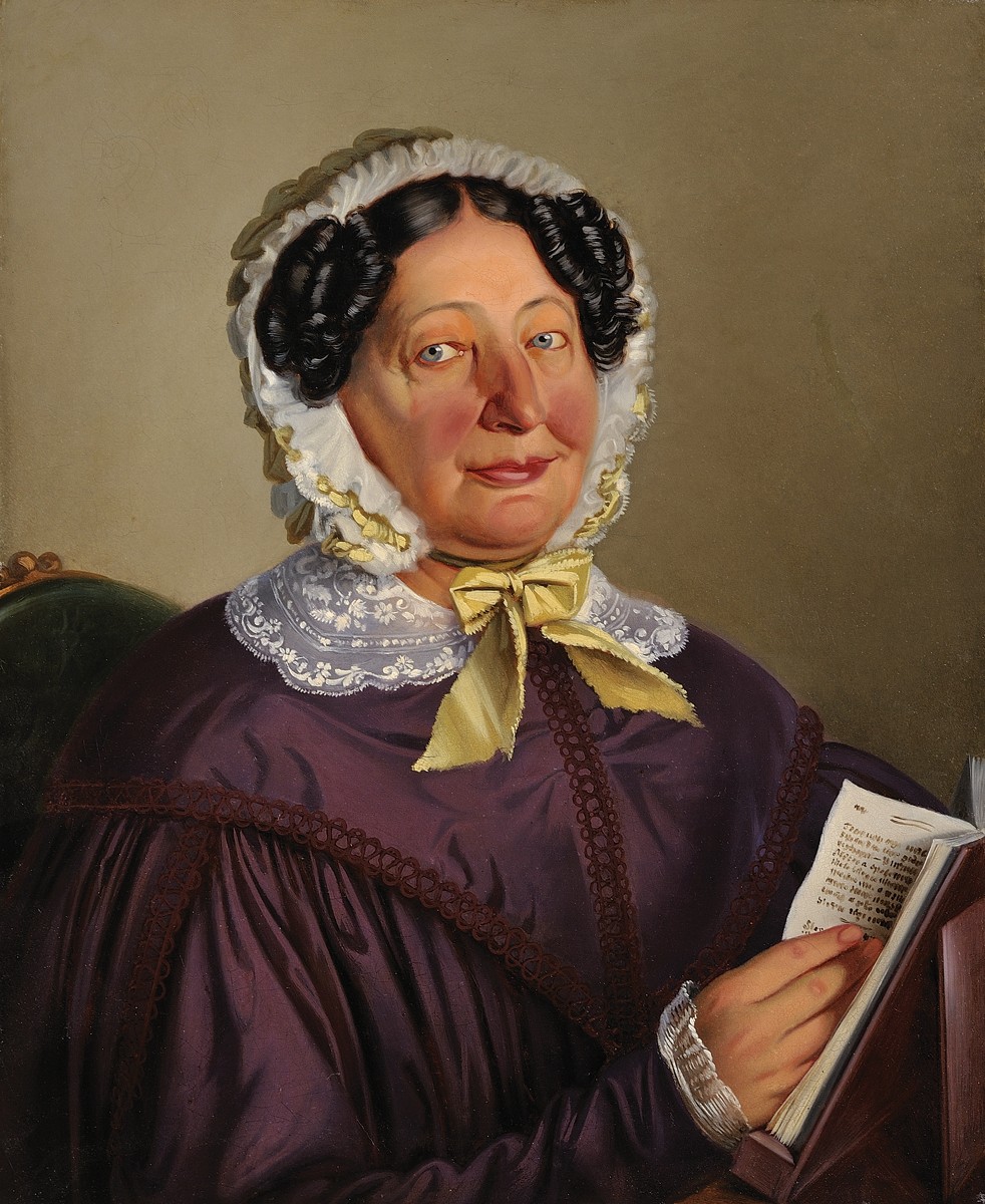 Mánes Josef - Portrét paní Aloisie Taschkové, rozené Doudlebské ze Sternecku