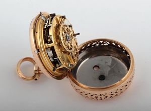 Zlaté bicí kapesní hodinky - Bordie A Geneva