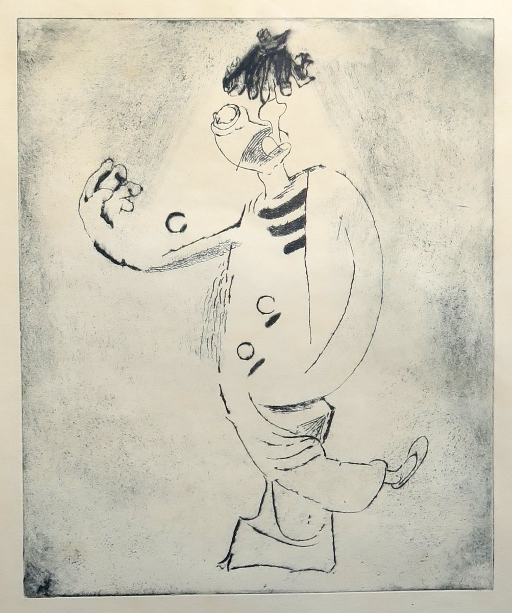 František Tichý (1896 - 1961) - Clown s lampou