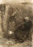 Jakub Schikaneder (1855 - 1924) - Čtenářka