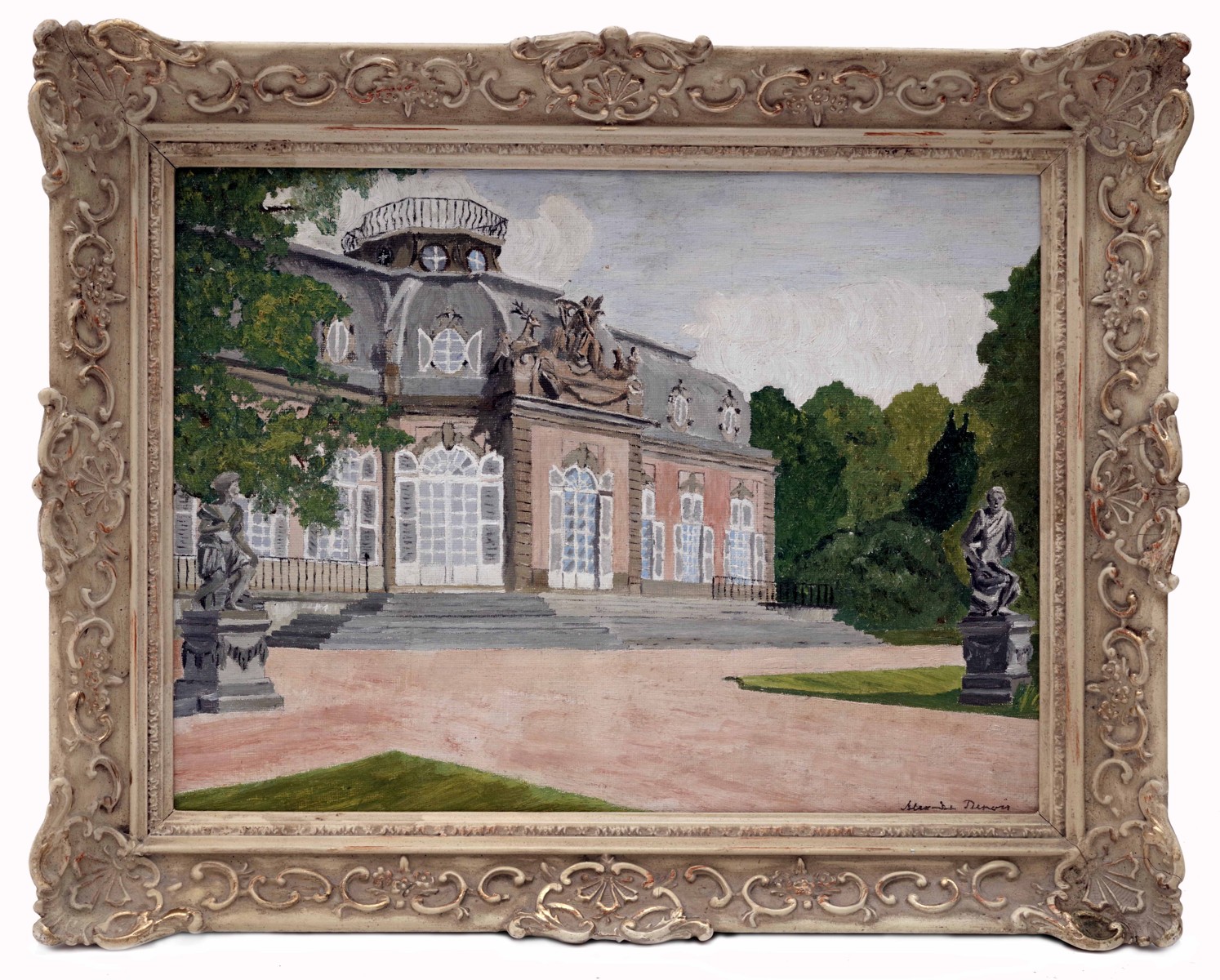Sochy v zámecké zahradě, Alexandre Benois